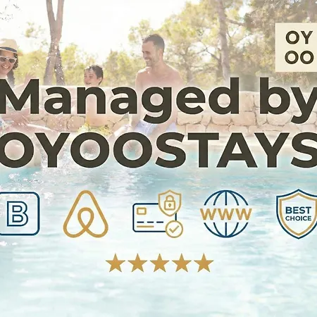 Appartement Infinity Blue Groundfloor Apt, Beachfront, Heated Pool - By Oyoostays *